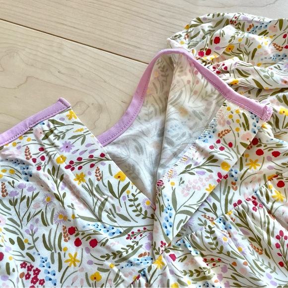 NWT Magnetic Me Easter Floral Modal Ruffle Dress in White 2T - Picture 10 of 12